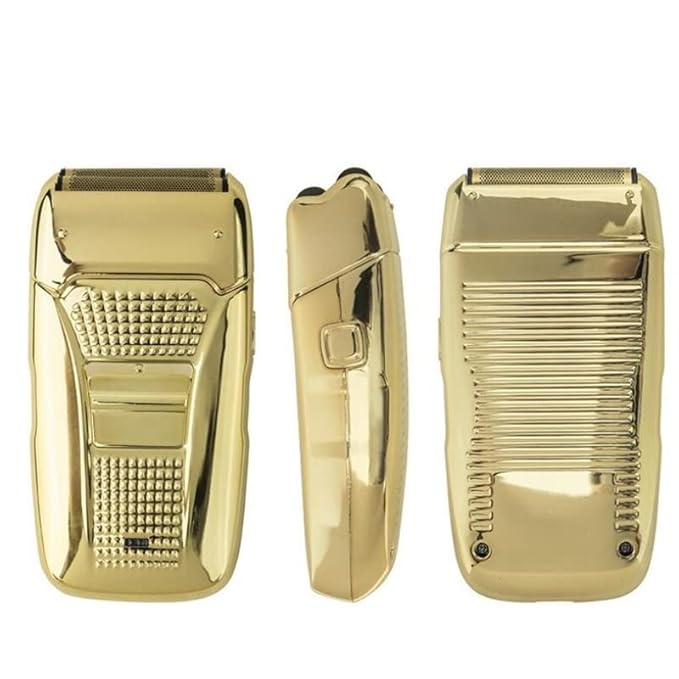 Men's Shaver Electric Shaver Hair Cleaning Razor Beard Foil Shaving Machine Finishing Tool For Men (Color : Silver)