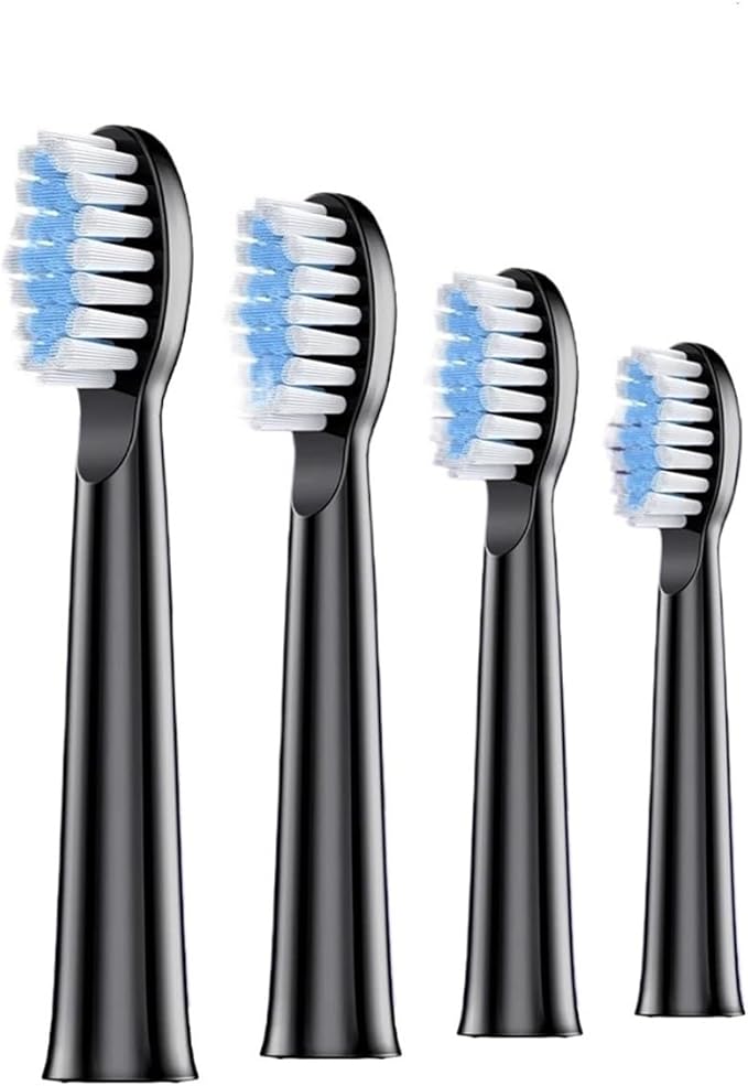 Replacement Brush Head Compatibility for YD07 Toothbrush Soft Bristle 4/8/12/18 Pcs(YD07BLACK-STx8)