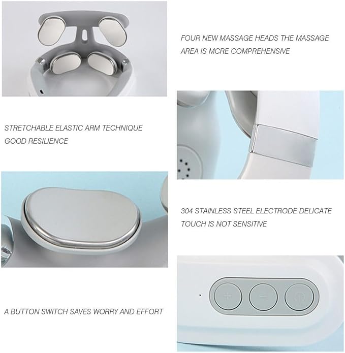 Neck Massager with Heat Electric Massager for Neck Shoulder Pain