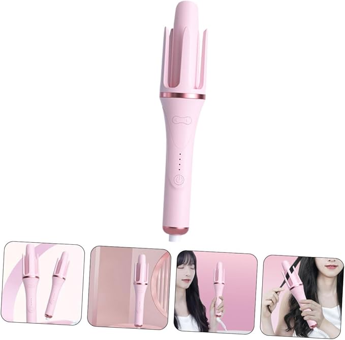 2pcs Automatic Hair Curler Temperature for Effortless Curls Portable Curling Iron for Women for Home and Travel Fast Heating Technology for