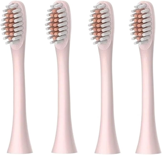 Replacement Toothbrush HeadsCompatible for N101 N100 N105 Electric Soft Bristles Nozzles4/8/16Pcs(4pcs Pink)
