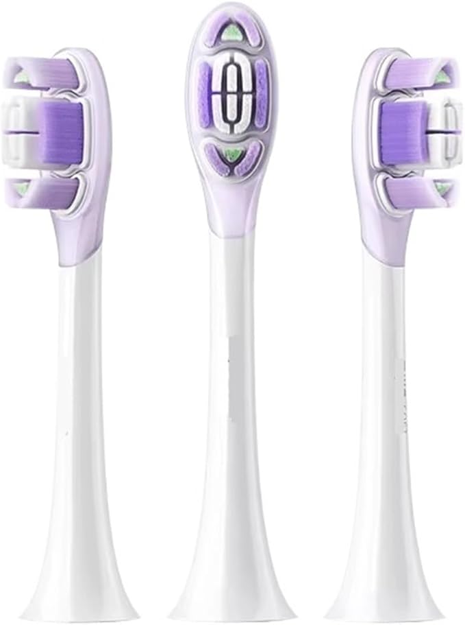 Compatibility for Electric Toothbrush Brush Head 3/6PCS for Sonic Vibration Pro 4 Brushing Modes(3PCS Caring Version)