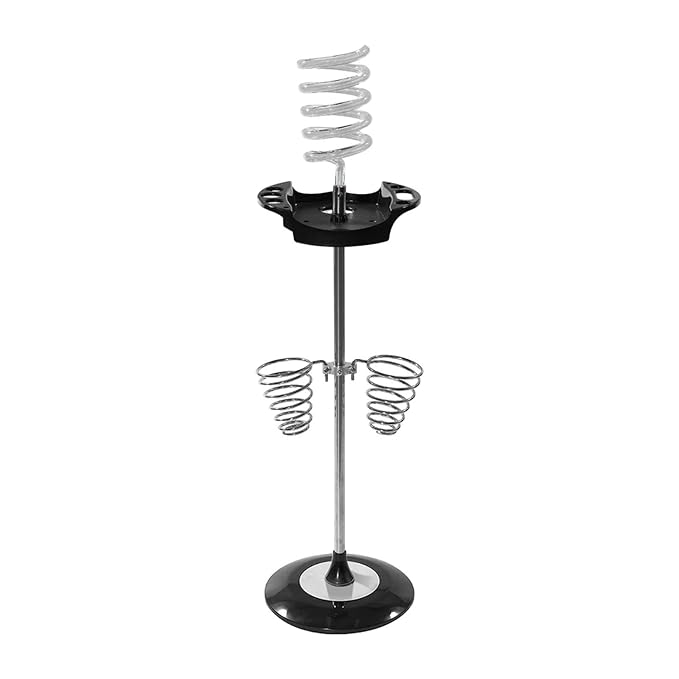 Generic Stylish Hair Dryer Organizer with Tray for Bathroom And Salon clear