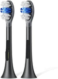 Compatible for SOOCAS Original X3S Replacement Toothbrush Heads X3U/X3pro/D2/D3S/D5 Sonic Electric Tooth Brush Head Nozzle Jets(2 Clean Black)