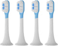 Replacement Brush Heads Compatible for T300/T500 Toothbrush Soft Bristle Silicone Nozzles(4 bj White)