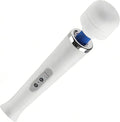 Wand Massager for Women - Cordless High-Frequency Handheld Body Massager with 10 Rhythmic Modes - Ergonomic Back &amp Shoulder Tension Relief - Splash-Proof Personal Wellness Essential(White)