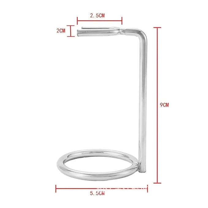 Men Safety Razor Stand Double Edge Z-frame Art Holder Razor Metal Shaver Tool Support Bathroom Salon Barber Shaving Accessories