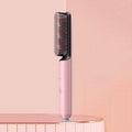 Hair Straightener Brush Anti-Scald Electric Comb 30s Fast Heating Curly and Straight Hair
