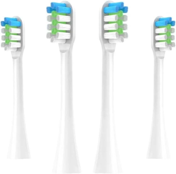 Replacement Toothbrush Heads Compatible for nx800016PCS(16pcs White)