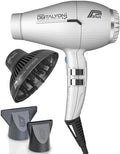 Parlux Digitalyon Hair Dryer with Magic Sense Diffuser - Silver