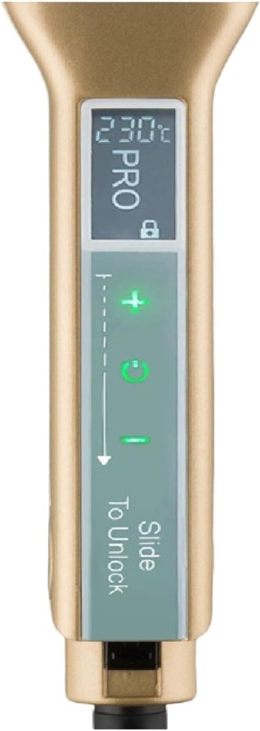 Straightening Wand Hair Flat Iron Touch Screen Titanium Wide Plate Brazilian Keratin Treatment Straightener Straightener(US)