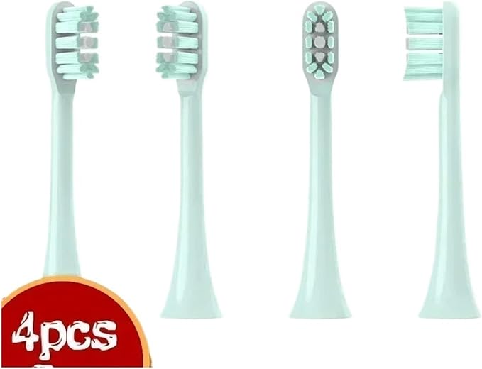 4/6PC Sonic Electric Toothbrush Heads Compatible for X3/X3U/X5 Soft Bristle Brush Vacuum Sealed Packed(6Purple)