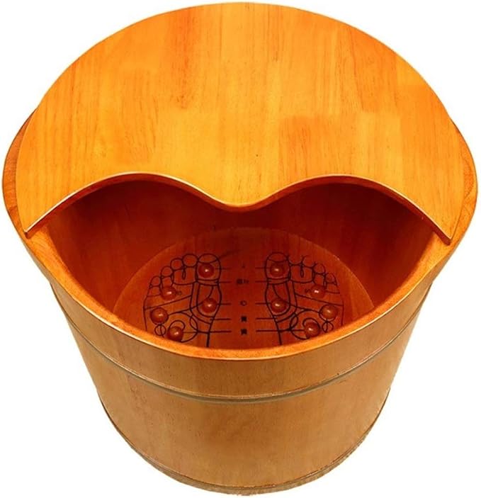 Katzowen Household Foot Tub Non-Automatic Massage Basin Soaking Foot Spa Foot Bucket (Color : D)