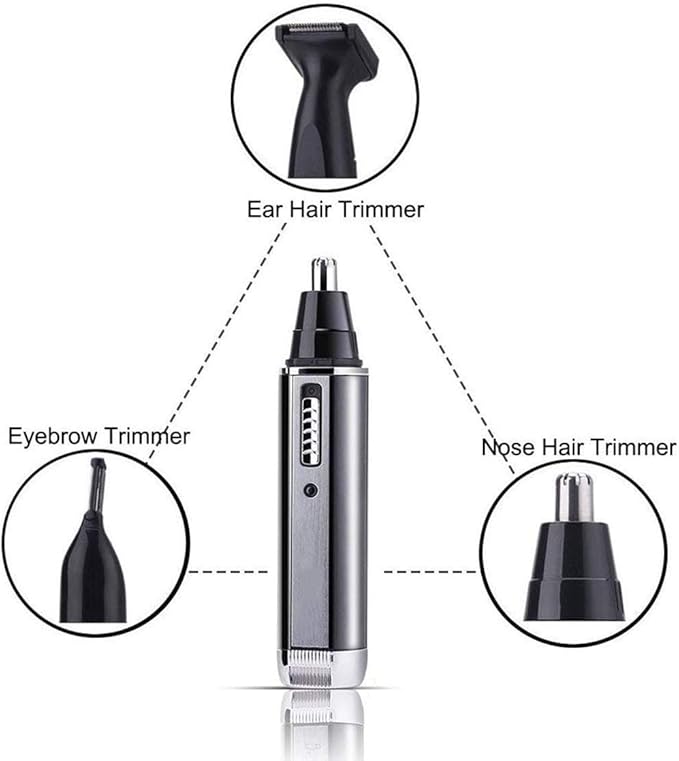 Trimmer for Men and Women Professional Painless Nose Clippers Ear Facial Eyebrow Hair Trimmer Epilator Removal Body
