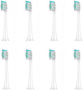 8Pcs Replacement Brush Heads Compatible with HX3/HX6/HX9 Series Electric Toothbrush HX6064(8Pcs White)