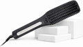 Speedy Precision Hair Straightener Brush Get Sleek Hair Literally in Minutes Clear LED Screen Display 170-430°F Remembers Favorite Temp. Curved Design for Scalp Comfort. Hot Air Release