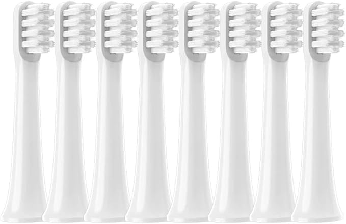 8PCS Toothbrush Replacement Heads for Xiaomi Mijia T100 Mi Smart Electric Head(8 Pink-Standard)