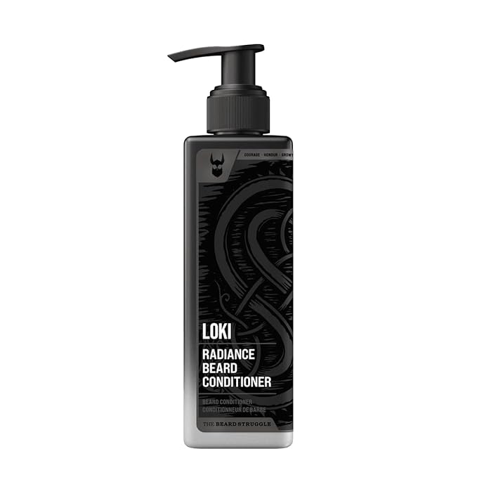 The Beard Struggle - Marksman's Beard Conditioner - Loki Unscented Platinum Collection - Nourish Softens &amp Strengthens Beard - Radiance Beard Conditioner for Men (8 Fl oz)