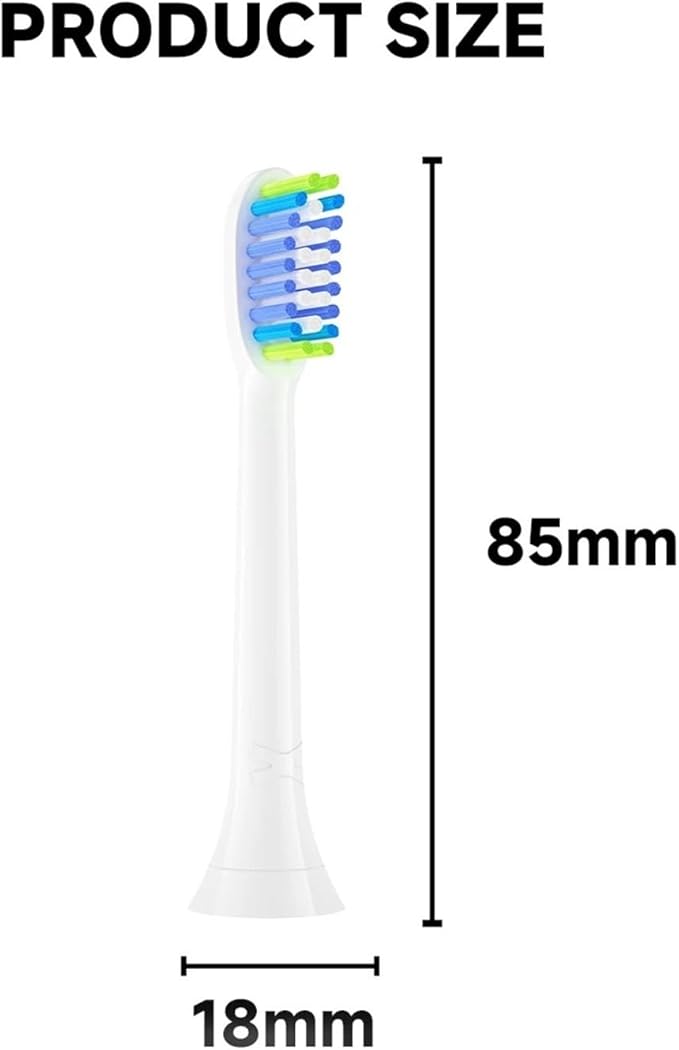 20Pcs Toothbrush Head Compatible with Sonicare HX5/HX6/HX7/HX8/HX9 Series Models/HB10C