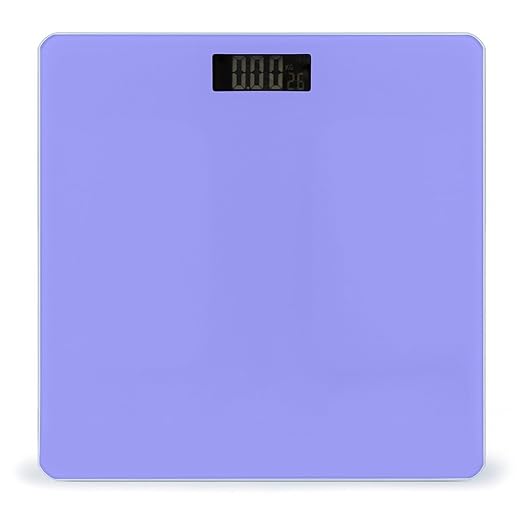 Men's Fashion Automatic Switch Digital Bathroom Weighing Scale Smart Scale Light Purple