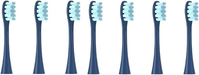Compatible for Oclean 7pcs Replacement Heads Brush Soft Sonic Toothbrush Vacuum Bristle(Orange)