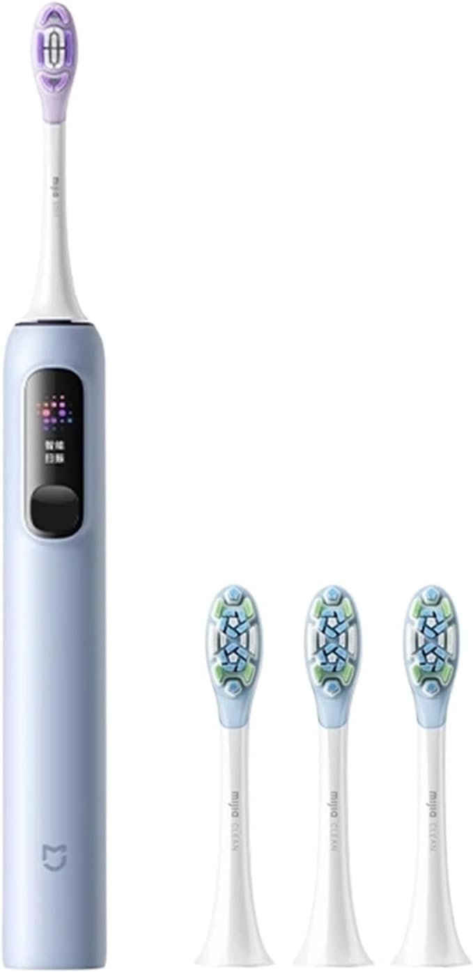 Compatible for XIAOMI MIJIA - Oscillation Toothbrush Pro Smart 4 Modes IPX8 Waterproof Vibration(Silver)