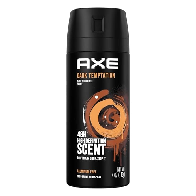 Axe Body spray Dark Temptation Size 4 Ounce (Pack of 6) by AXE