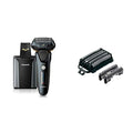 Panasonic Arc5 wet/Dry Electric Shaver &amp Trimmer for Men 16-D Flexible Pivoting Head &amp Auto Cleaninwith WES9032P Men's Electric Razor Replacement Inner Blade &amp Outer Foil Set