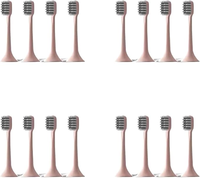 16PCS Compatible for A1 pro Electric Toothbrush Replacement Head(16PINK)