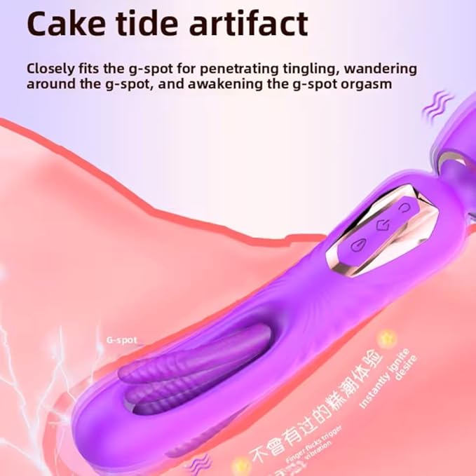 2026 New Portable Vibrating Massager Clitioral Sucker Relaxes Muscles Heating Modes Viboators Toy Couples for Body and Back Foot Silent Personal for Sports Massage Adult Tools SCC131