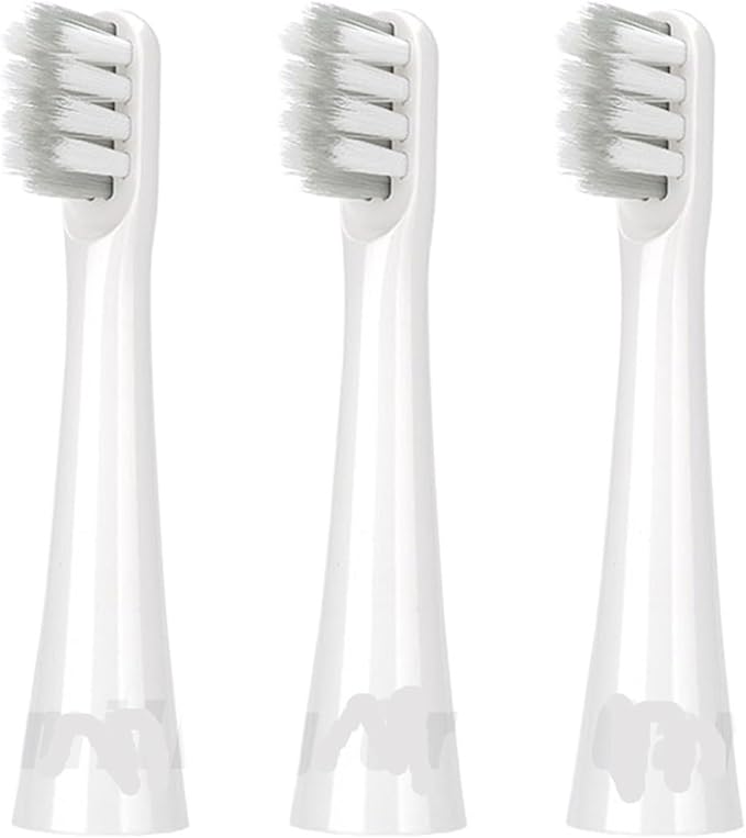 Toothbrush Brush Head Compatible for EX3 SO White Electric PINJING Soft Bristles Deep Cleaning Nozzles(3PCS)