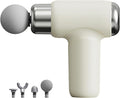 Electric Back Massager Handheld Deep Massager Muscle Relaxation Long Handle Big Cordless Rechargeable with Multiple Speeds White