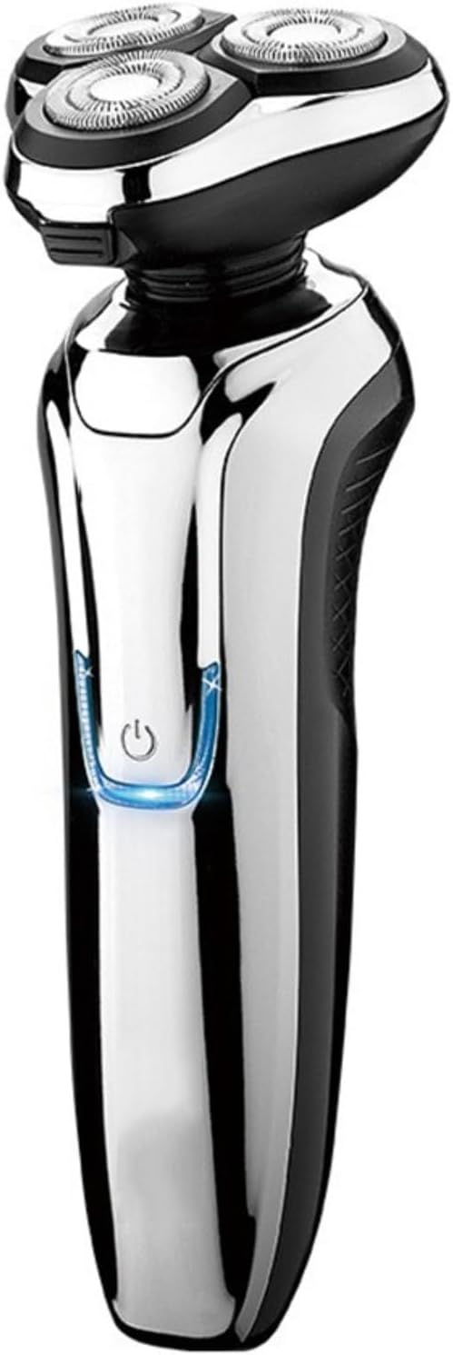 Sekoda Electric Shaver for Men Waterproof Rotary Beard Trimmer with Rechargeable Floating Heads &amp LED Display Wet/Dry Cordless (White)