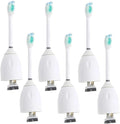 6-10pcs Replacement Toothbrush HeadsCompatible for HX7001 HX7022 HX-7002 HX7002 HX9500 HX9552 HX9553 HX9562(6 PCS)