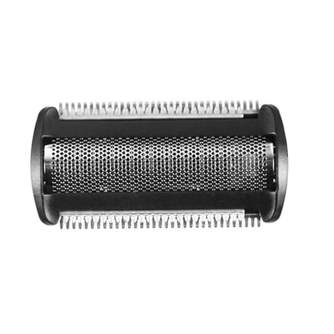Replacement Hair Teimmer Blade Net for Philips Bodygroom Series 5000BG5025/40 Men Electric Shaver Razor Head -Removing Hair in Sensitive Areas Cutter Net（Black）