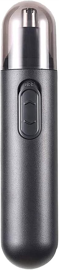 Nose Hair Trimmer for Men Electric Nose and Ear Hair Trimmer with 360° Rotating Painless Dual Edge Blades Waterproof Mute Motor Battery Operated
