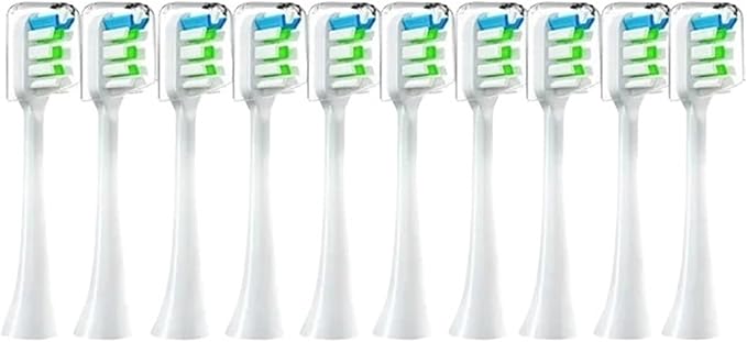 10PCS Toothbrushes Head Compatible for X3/X3U/X5(10 White)