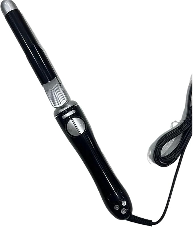 Ceramic Curling Iron 25mm - Professional Hair Salon Hot Perm Tool for Large Waves Fast Heating for Wet &amp Dry Hair Styling(C)
