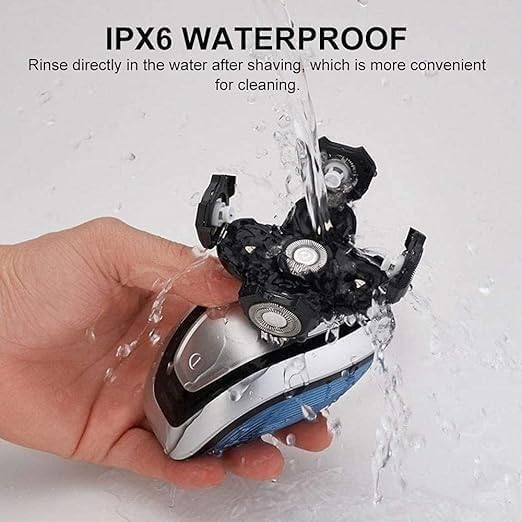 Electric Shaver for Men 5 in 1 Head Shavers for Bald Men Electric Rotary Razor Beard Trimmer Grooming Kit Waterproof Faster-Charging USB Rechargeable