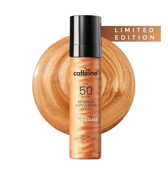 Mcaffeine's SPF 50 PA++++ Body Shimmer Spray Limited Edition 100ml