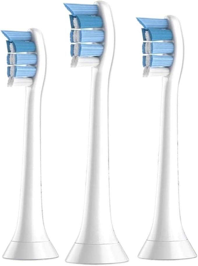 Toothbrush Heads HX9034 Compatible for HX3211 HX3281 HX6220 HX6211 HX6231 HX6250 HX6252 HX9322 HX9331 HX9334 HX6253 HX6530(Ivory)