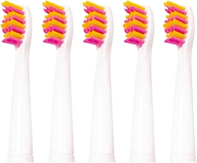 Compatible for Replacment Tooth Brush Head Electric Toothbrush Heads Soft Bristle SG-507B/908/909/917/610/659/719(Red)