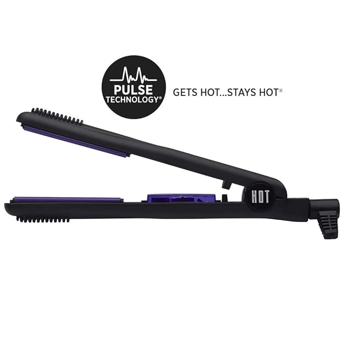 HOT TOOLS Professional Ceramic + Tourmaline Lightweight Flat Iron 1 Inch