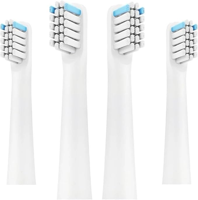 for Realme N1 N2 RTX2103 SN301 Electric Toothbrush Replacement Heads Soft Dupont Bristle Nozzles4/8/16pcs(8PCS Blue)