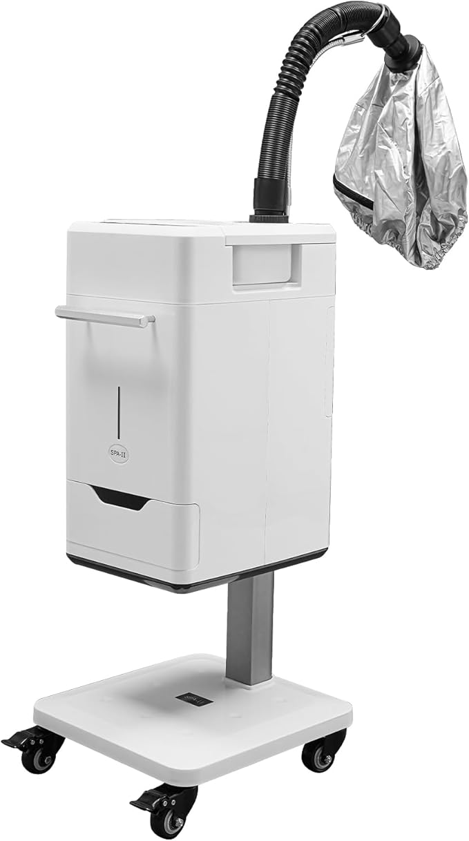 Vertical Nano Hair Steamer Nano Steamer Anion Hair Dyeing Machine 110V 500W Nano Hair Steamer Hair Color Processor Stand Up Base Salon Spa Equipment with Smart Touch Control&ampDrawer Kettle 33.8