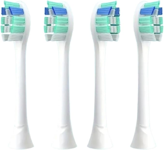 4-16pcs Replacement Toothbrush HeadsCompatible for Philips Electric Brush Head 1100 2100 4100 4300 5100 5300 6100 6500(8pcs)