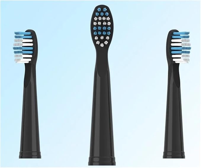 Replacement Brush HeadsCompatible for Seago Electric Toothbrushes E1-9/SG2303/SG575 Vacuum Packing(10pcs White)