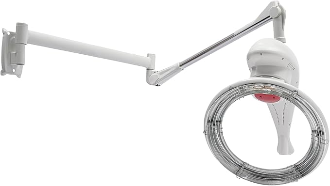 Wall Mounted Hair DryerOrbiting Rotating Hair Treatment MachineSalon Hair Perming Machine with Flexible ArmsTimable Design