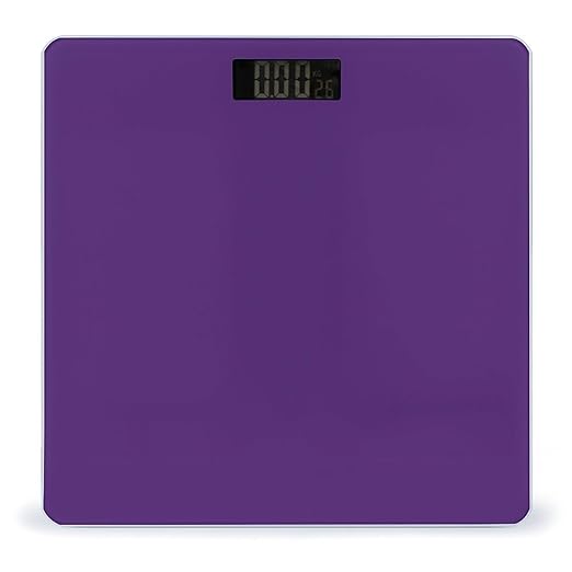 Digital Bathroom Weighing Scale Energy Saving Scale Smart Scale for Body Weight Purple