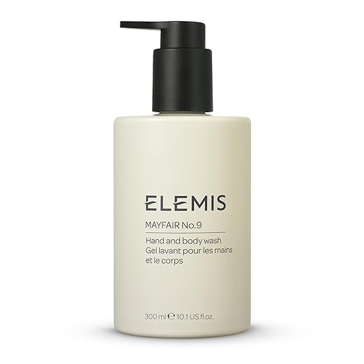 ELEMIS Mayfair No.9 Hand &amp Body Wash Cleanses Hydrates and Refreshes 95% Biodegradable PEG- and SLS-Free Refillable + Recyclable Bottle 300ml